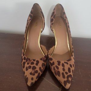 Leopard Print Mossimo Supply Co Heels - size 7 1/2